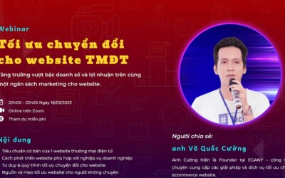 Webinar Tối Ưu Chuyển Đổi Cho Website TMĐT