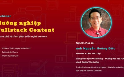 [Webinar] Hướng nghiệp Fullstack Content