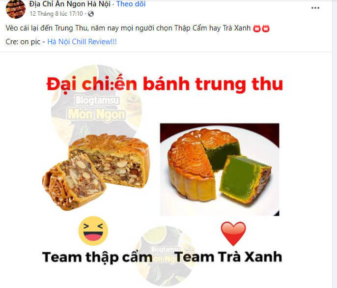 content hài hước tết trung thu