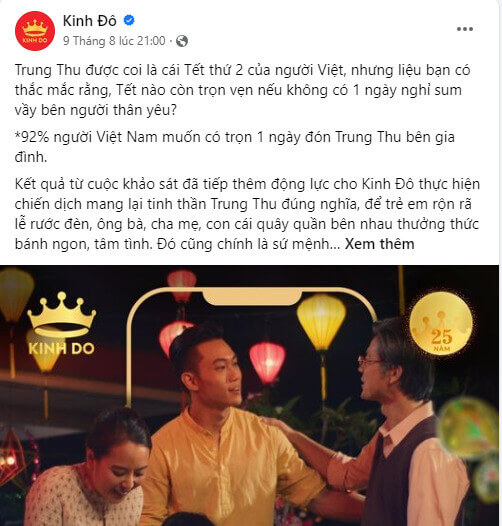 ý tưởng content tết trung thu đoàn viên