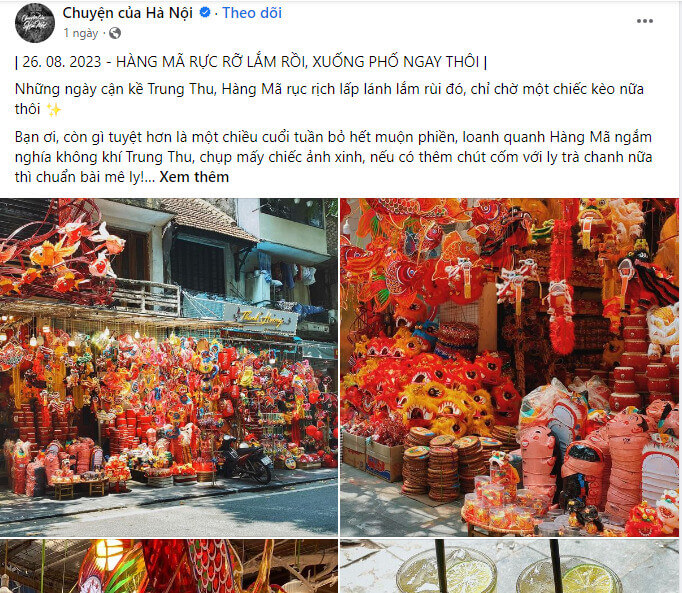 ý tưởng content tết trung thu truyền thống