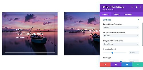 DP Hover Box