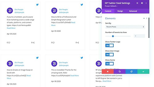 DP Twitter Feed