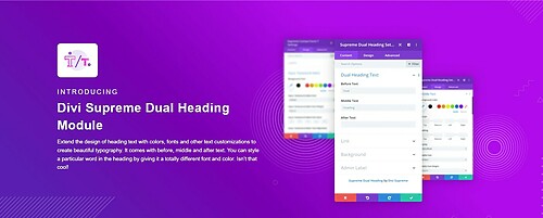 Dual heading