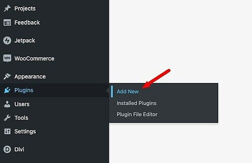 phan Plugin trong menu WordPress