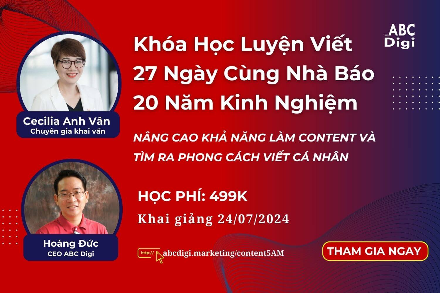 Khoá Học Content 5AM – Khóa 5