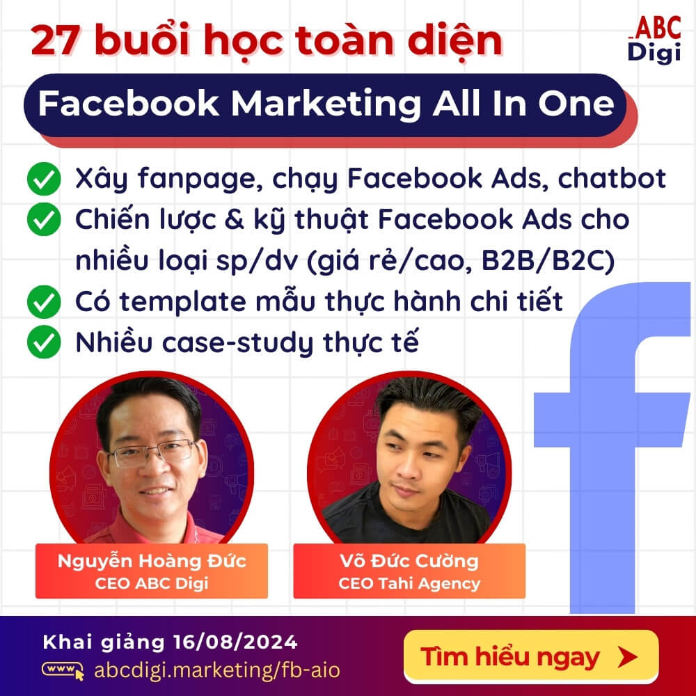 Khoa hoc facebook marketing all in one 2024 abcdigi banner image 1