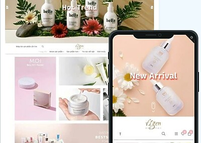 theme Beauty Cosmetic Lam Dep