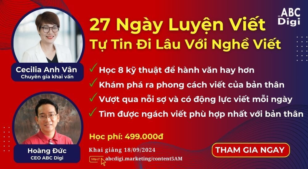 Khóa Học Content 5AM – khóa 6