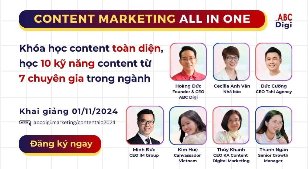Khoá Học Content AIO 2024