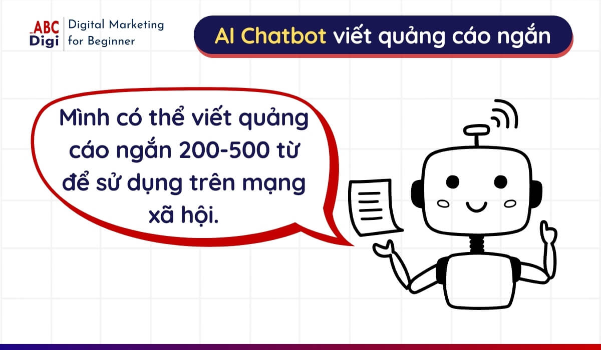 ABC Digi AI Chatbot viet quang cao ngan