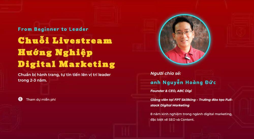 chuoi livestream huong nghiep digital